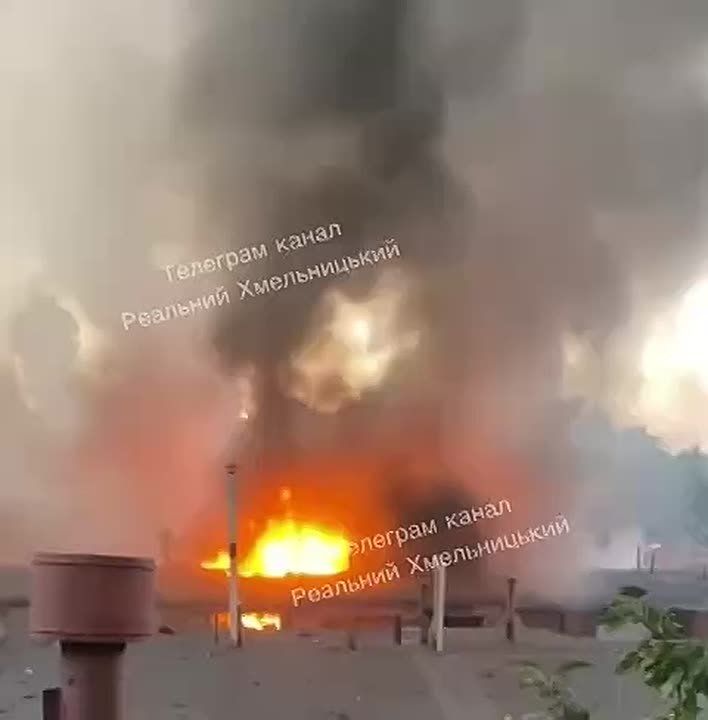 Хмельницкий после массовых прилетов