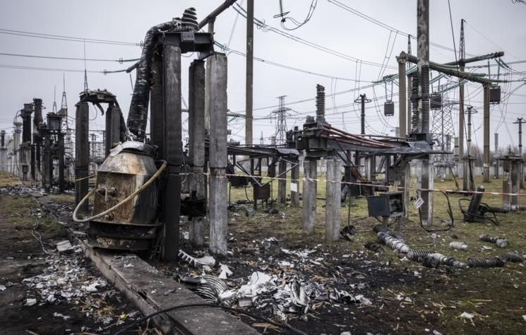 Украина потеряла около 80% мощностей энергосистемы